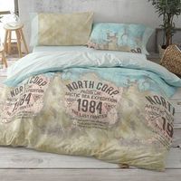 juego funda nordica 50 algodon vintage mapas cama de 90 cm color gris burrito blanco
