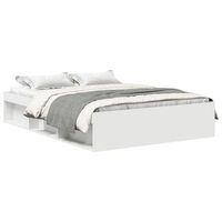 estructura de cama blanca 120x200 cm