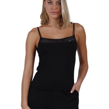 Admas Blusa Camiseta de tirantes Escote Lentejuelas para mujer