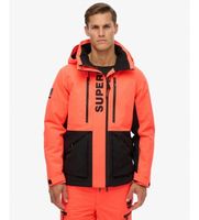 superdry para hombre ms110191a chaqueta ultimate freestyle coral m outdoor poliester reciclado