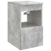 mueble de cuarto de bano gris hormigon 30 x 41 x 50 cm vidaxl