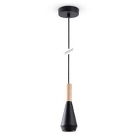 lampara colgante liora negro
