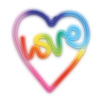 neon led rgb amor en el corazon signo luz usb led luz hogar luz luz nocturna amor en corazon cambio de color en el control remoto luces decorativas de pared dormitorio decoracion