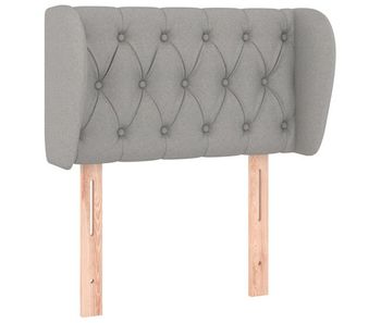 Vidaxl cabecero de tela gris claro 83x23x78/88 cm