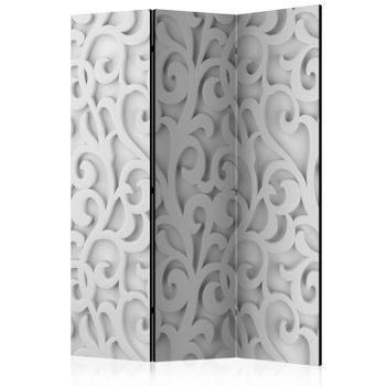 Biombo - White Ornament (135x172 Cm)