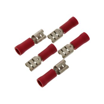 Terminal cable eléctrico plano 0.5-1.5mm ancho 2.8mm hembra set 5pc