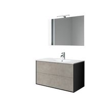 composicion bano 4 piezas igea havana en mdf