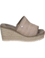 zuecos para mujer de cuna refresh 172649 en taupe 40