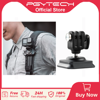 Cámara de acción PGYTECH Placa de liberación rápida tipo Arca para Gopro, Insta360, DJI Osmo Action/Pocket y la mayoría de las cámaras de acción