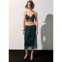 liu jo sujetador deportivo bralette en encaje chantilly para mujer