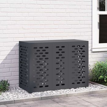 Vidaxl Funda Para Aire Acondicionado Gris Antracita 110 X 50 X 80 Cm
