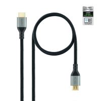 cable hdmi 21 nanocable 2m negro ultra high speed