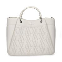 armani exchange bolsos mujer - blanco talla os