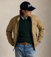 polo ralph lauren para hombre 710923261001 chaqueta twill beige s casual algodon