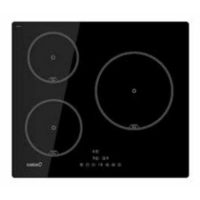 placa de induccion cata ib 6403 e2 bk integrada 3 zonas 59 cm negra touch control