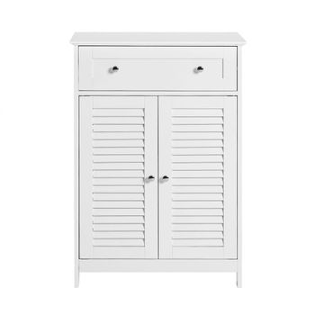 Armario de almacenaje para baño mdf blanco