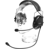 auriculares sordin supreme con cable over ear cerrados para gaming airsoft negros