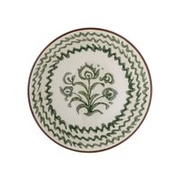 cuenco de gres verde d145