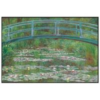panorama cuadro enmarcado claude monet 100x70 cm