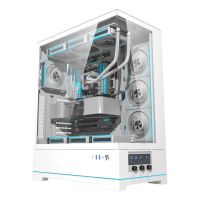 carcasa darkflash dy451l pro atx torre blanca rgb