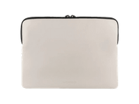 funda portatil - tucano gommo sleeve 14 para portatiles de 14 o macbook air 15 2023-2024 impermeable bolsillo exterior gris