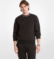 michael kors para hombre ct652g25mf sudadera de mezcla de algodon con logotipo negro l casual algodon organico
