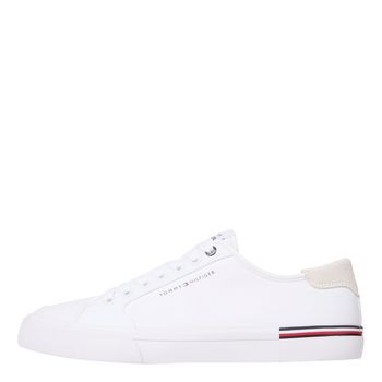 Tommy Hilfiger Zapatilla Core Corporate Vulc Canvas Blancas FM0FM05398-YBS