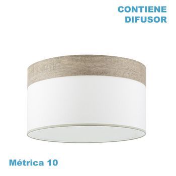 Abrila Cloe Blanco/madera Gris - Pantalla 50 Cm