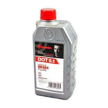 Líquido de frenos y embrague Brembo DOT 5.1 0.5lt