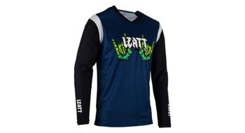 Maillot de manga larga leatt mtb gravity 3 0 azul zombie