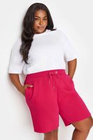 yours joggers cortos fucsia mujer curvy y tallas grandes yours