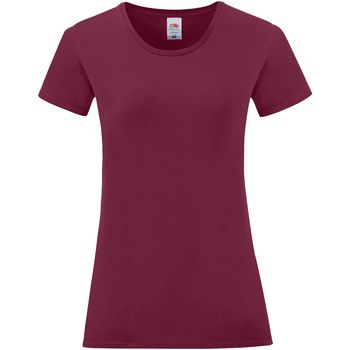 Fruit Of The Loom Camiseta manga larga Iconic para mujer