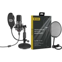 microfono mozos mkit-900pro usb cardioide con filtro antipop y soporte