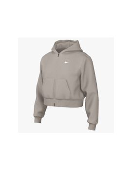 Chaqueta Nike Nsw Studio Flc Os Fz Niña Marrón