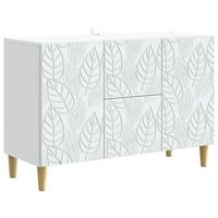 aparador blanco 89 x 345 x 60 cm madera de ingenieria vidaxl