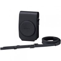 sony lcs-rxg funda de cuero natural negra para sony rx100