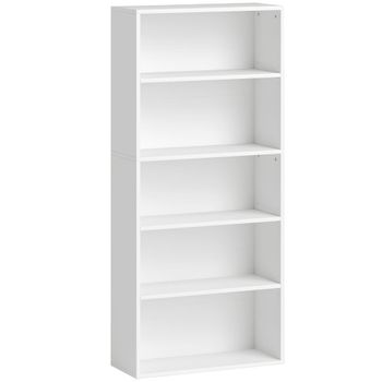 Librería 60x24x133.5 cm blanco