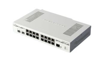 Router Mikrotik CCR2004-16G-2S+PC Ethernet 16 Puertos SFP+ 25Gbps Alto Rendimiento Blanco