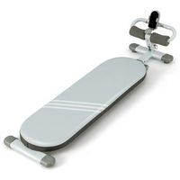 banco de abdominales plegable con 3 angulos ajustables y soporte para movil