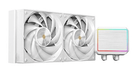 sistema de refrigeracion liquida mars gaming mlproii240w 2x120mm 450w tdp pantalla lcd blanco