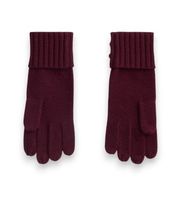 lauren ralph lauren para mujer 454p04468004 guantes de punto con botones de escudogranate osfa casual lana