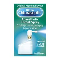 ultra chloraseptic anaesthetic throat spray