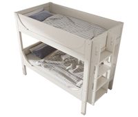 litera infantil de madera maciza 90x200cmblanco