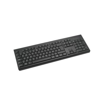 Teclado inalámbrico Kensington KB150 EQ Negro QWERTY Español resistente a derrames y cifrado AES