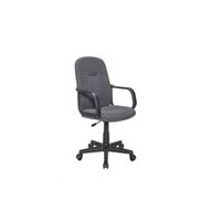 silla de escritorio giratoria textil genesis jeans - marengo