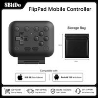 controlador de juegos movil 8bitdo flippad para iphone y android gamepad usb-c tipo flip para accesorios de juegos moviles verticales