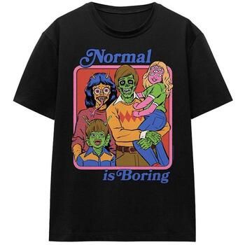 Steven Rhodes Camiseta Normal Is Boring para mujer
