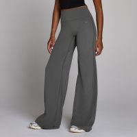 mallas de pierna ancha tempo para mujer de mp - gris oscuro - l