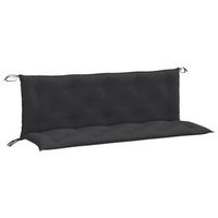 cojines banco jardin 2 uds tela antracita melange 150x50x7 cm vidaxl