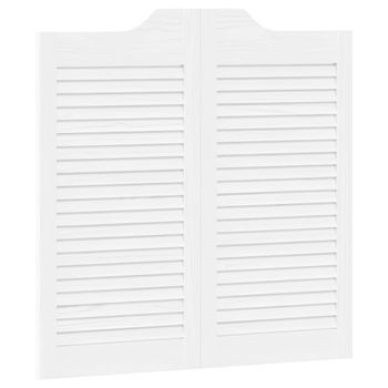 Puertas Batientes Blanco 80 X 40 Cm Madera De Pino Maciza Vidaxl